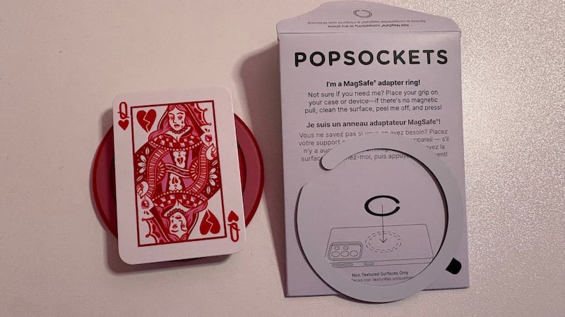 The PopSocket with the bonus MagSafe ring.