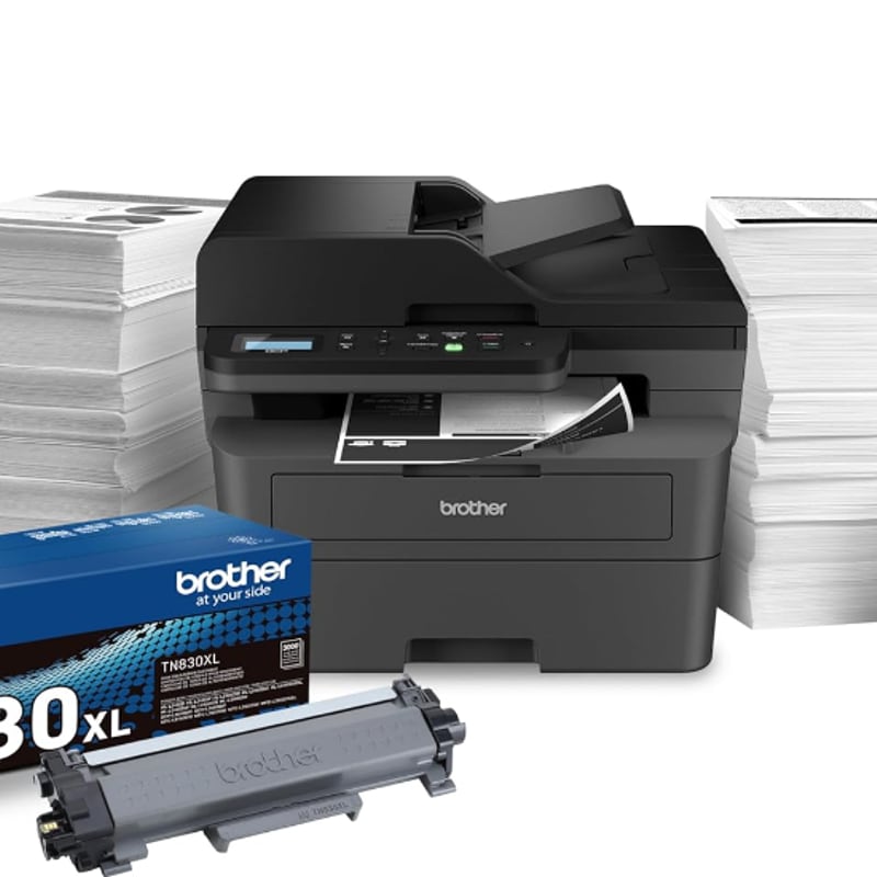 the printer with a plain background