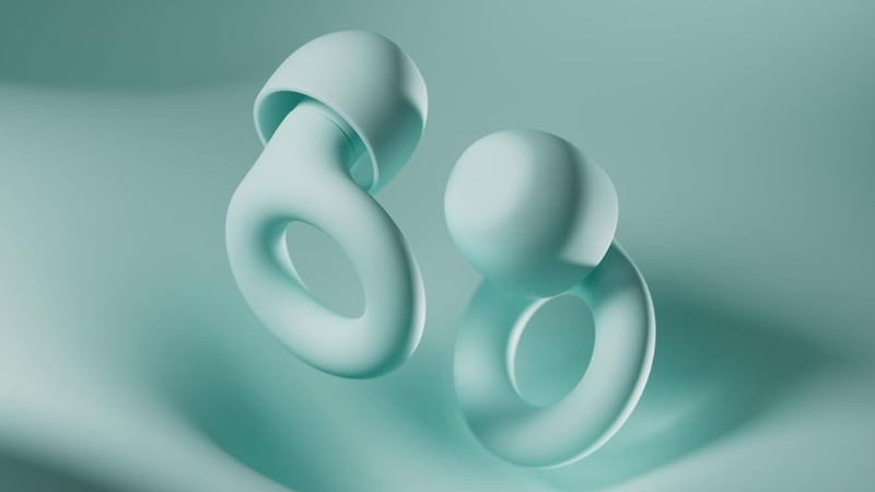 A pair of Loop Quiet 2 Ear Plugs – Ultra-Comfy Reusable Noise-Reducing Earplugs.