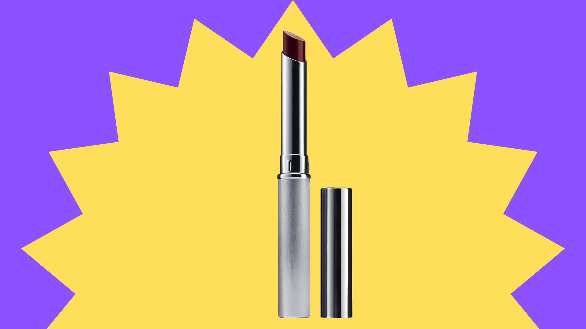 Clinique Almost Lipstick in a sunburst.