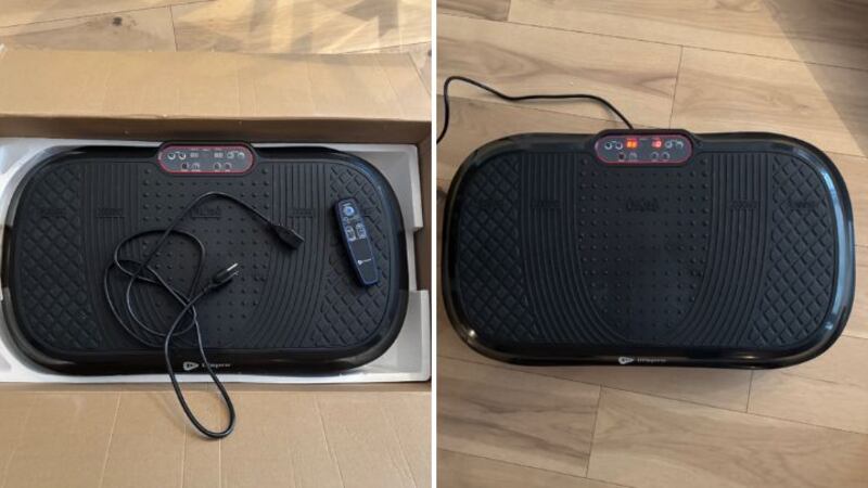 Split image of the Lifepro Waver Vibration Plate