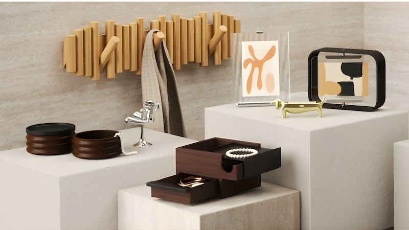 decor and functional home goods displayed