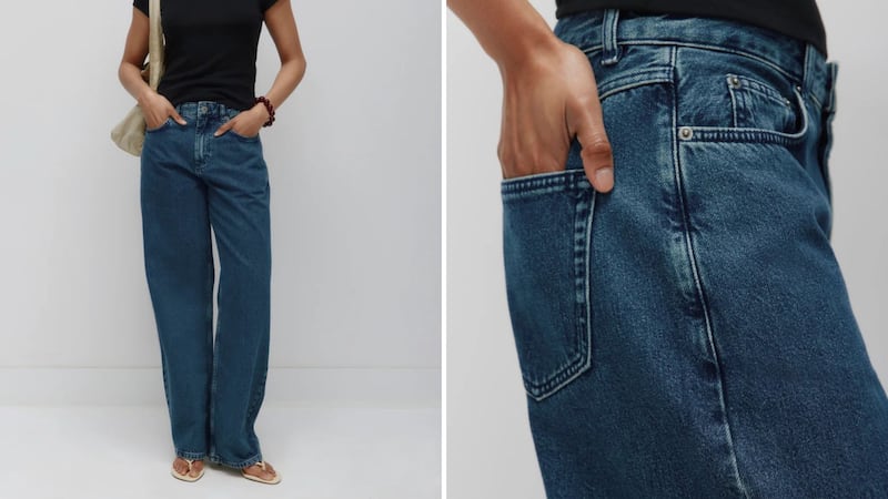 A model wearing  Taba Denim.